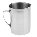 Measure Cup Jigger Pourer Frothing Pitcher 1000ml Stainless Steel Kitchen