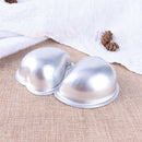 Crafting Metal Bath Bomb Mold Cake Fizzy Peach Shape DIY Metal Molds Set of 2 JR
