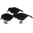 Simulate Raven Feather Artificial Crow Prop Halloween Bird Realistic Pa OZ