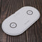 2 Pieces Universal Dual Wireless Charger 5W Ultra-Thin Qi Charging Pad Fast