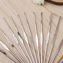 22pcs Set Aluminum Crochet Hooks Needles Knit Multi Color Weave Craft Yarn