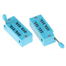 2Pcs 16P Pin 2.54mm green DIP test universal ZIF IC socket welding type N â„–[