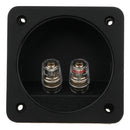 DIY 2-Way Speaker Box Terminal Binding Post Square Screw Cup 80-506