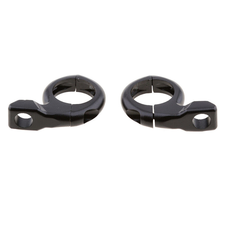 1'' Motorcycle Handlebar Turn Signal Clamp Mirrors Adapter 10mm 8mm  Black