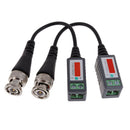 10x CCTV Camera Passive Video Balun Transceiver BNC Connector Coaxial Cable