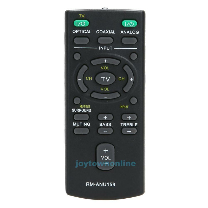 Replacement Remote Control RM-ANU159 For Sony HT-CT60/C SA-CT60 SS-WCT60 New