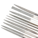 10pcs Guitar Fret Crowning Luthier File Stainless Small Dual Cutting Edge  A