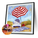 Beach Chair DIY Full Drill Diamond Painting Mosaic Kit Bead Art Picture