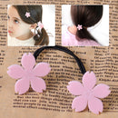 Sweet Sakura Flower Elastic Hair Band Rope Ponytail Holder Accessory Girl Gift