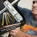 Reversible T Handle Single Tap Ratchet Wrench Tapping Threading Hand Tool