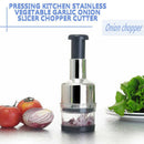 Vegetable Fruit Onion Chopper Cutter Hand Press Food Chopper Garlic Grinder OZ