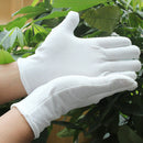 12 PAIRS 100% COTTON WHITE MOISTURISING LINING GLOVE health music work