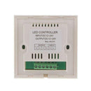 Press wall-mounted LED RGB strip controller to control 12V-24V switch dimme