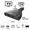 HDMI 3 Port Splitter 4Kx2K Splitter 3 in 1 Output Ports Full Remote Switch