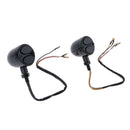 2X Motorcycle ATV Turn Signal Lights Blinker Indicator Blub Amber + Red Lens