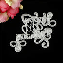 Happy Birthday Alphabet Metal Cutting Dies For  Scrapbooking Album Paper Card JR