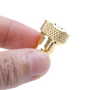 2Pcs BNC female jack to SMA male plug RF connector straight goldplatingadapterR6