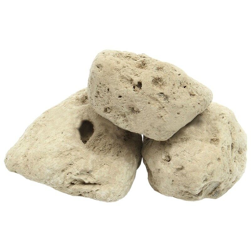 3pcs Floating Real Rocks Aquarium Water Plant fish tank Aquatic Landscape M