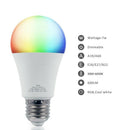 E27 Wifi Smart LED Light Bulb RGB CW Lamp Voice Control with Alexa Google H