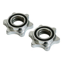 2xUniversal Dumbbell Spin Lock Bar Hex Nut Screw Collar 2.5cm Training Equipment