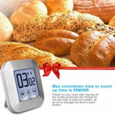 Touch screen digital kitchen timer smart large screen LCD display backlight B8B4
