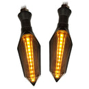 2pcs Motorcycle LED Turn Signal Indicator Light Lamp Sweeping Sequential