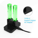 with LED Indicator Charging Dock for Switch Joy-Con Charger Grips 4in1