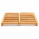 Wooden Foot Roller Wood Care Massage Reflexology Relax Relief Massage, 8 Ro