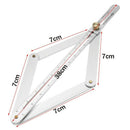 15 Inch Universal Miter Angle Measuring Tool Ruler Frame Aluminum alloy Pro