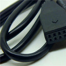 1Set Car AUX In Input Interface Adapter 3.5mm MP3 Cable For 1999-2006 BMW New