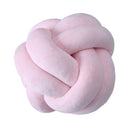 Knot Pillow Plush Throw Pillow Comfortable Sofa Mat for Living Room Pink