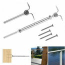 Stainless Steel Hand Swage Stud Turnbuckle Deck Toggle Tensioner Set for 3/