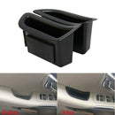 2Pcs/Set Black Front Door Handle Storage Box Container Holder Tray Car Acce