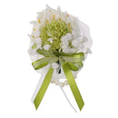 Wedding Bridal Calla Lily Flower Wrist Corsage Bracelet Hand Flower