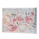 50*70Cm Flamingo Balloon Pink Home Decor Diy Self-Adhesive Wardrobe Stick gtJ Gw