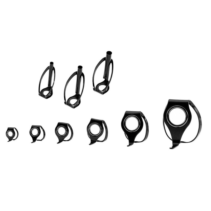 9pcs Stainless Steel & Ceramic Heavy Duty Boat Fishing Guides with Tip Tops