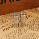 2Pcs F Type Male Plug Connector Socket to RF Coax TV Aerial Male Adapter OZ