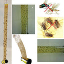 4 Rolls Insect Bug Fly Glue Paper Catcher Trap Ribbon Tape Strip Sticky Flie  Fh