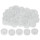 50 Pieces Plastic Cosmetic Empty Pots Sample For Make up With Pretty Woman