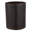 Faux Leather Pen Pot Pen/Pencil/Mobile Phone /Desk Supplies Organizer- Brow C4B2