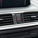 Carbon Fiber Hazard Light Switch Button Cover Trim for Mazda 3 2013-2018