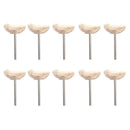 Cloth Cotton Pad Polishing Shank Wheel Rotary Tool Set Accessories 10pcs