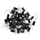 50 Pcs 220uF 16V Aluminum Electrolytic Capacitor Radial 12.5 x 6mm R7F9