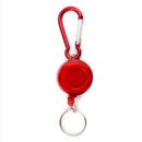 Lot 1 Badge Holder Winder Holder Keychain Retractable Carabiner Belt Clip I I7C3