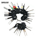 26 Pcs Wire Terminal Removal Tool Car Electrical Wiring Crimp Connector Pin Kits