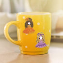 DIY Full Drill Round Cartoon Girl Diamond Painting Puzzle Children Stickers