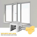 Door Window Lock Restrictor Children Security Window Cable Limit Lock (A)