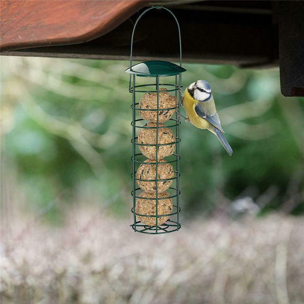 For Tit Small Wild Birds Dark Green Pet Feeder Bird Feeder Food Dispenser