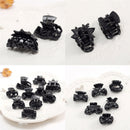10pcsular Mixed Small Plastic Black Hair Clips Hairpin Claws Clamps LJ