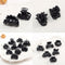 10pcsular Mixed Small Plastic Black Hair Clips Hairpin Claws Clamps LJ